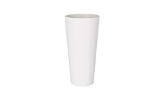 Artevasi Porto High Pot - Vaso Alto, Plastica, Bianco, Altezza 80 cm, Diametro 37 cm usato  Spedito ovunque in Italia 