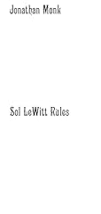 Sol lewitt rules. usato  Spedito ovunque in Italia 
