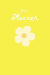 Yellow flower planner for sale  Delivered anywhere in USA 