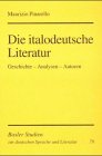 Die italodeutsche literatur d'occasion  Livré partout en Belgiqu