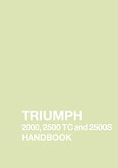 Triumph 2000 2500 for sale  Delivered anywhere in UK