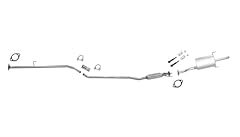 Middle resonator muffler for sale  Delivered anywhere in USA 