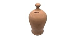 Salvadanaio terracotta cm.18 usato  Spedito ovunque in Italia 