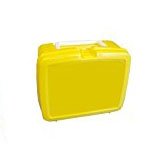 Lunchbox yellow white for sale  Delivered anywhere in UK