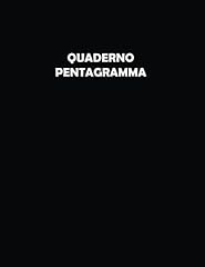Pentagramma quaderno musica usato  Spedito ovunque in Italia 