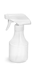 8 oz Natural HDPE Spray Bottles w/White Trigger Sprayers, used for sale  Delivered anywhere in USA 