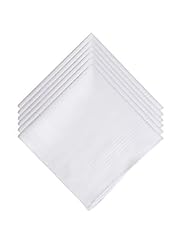 Lulusilk white handkerchiefs for sale  Delivered anywhere in UK