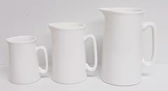 White jugs set for sale  Delivered anywhere in Ireland