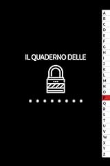 Quaderno delle password usato  Spedito ovunque in Italia 