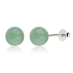 Jade stud earrings for sale  Delivered anywhere in USA 