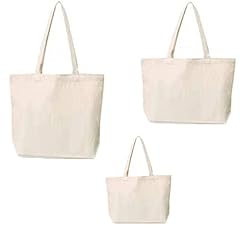 Cotton canvas tote for sale  Delivered anywhere in UK