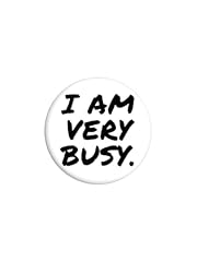 Busy badge 25mm for sale  Delivered anywhere in UK