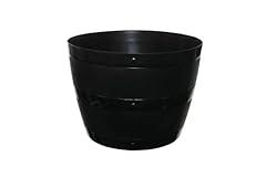 Used, Whitefurzee Barrel Tub Planters Wood Effect Black Plastic for sale  Delivered anywhere in UK