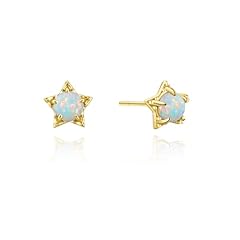 Gold star earrings for sale  Delivered anywhere in UK