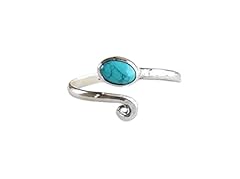 Turquoise Stone Toe ring 925 Solid Sterling Silver for sale  Delivered anywhere in UK