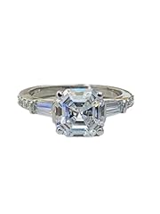 Ssjewel asscher cut for sale  Delivered anywhere in USA 