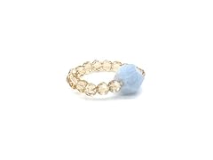 Aquamarine crystal ring for sale  Delivered anywhere in UK