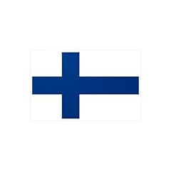 Autocollant drapeau finlande d'occasion  Livré partout en France