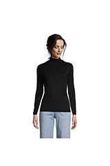 Lands' End Women LWCM Shaped Turtleneck Black Petite for sale  Delivered anywhere in USA 