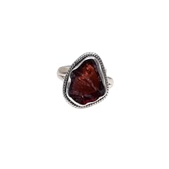 Raw garnet ring for sale  Delivered anywhere in USA 