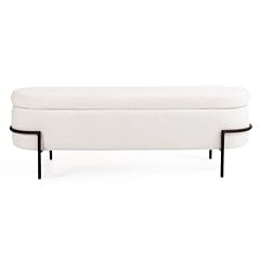 Halitaa white ottoman for sale  Delivered anywhere in USA 