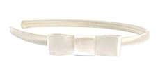 Ivory bow headband for sale  Delivered anywhere in Ireland