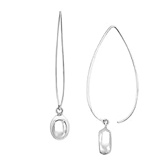 Silpada 'Wire Drop' Earrings in Rhodium-Plated Sterling for sale  Delivered anywhere in USA 