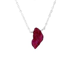 Gempires Natural Raw Ruby Crystals Pendant Necklace, for sale  Delivered anywhere in UK