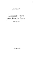 Rencontres francis bacon d'occasion  Livré partout en France