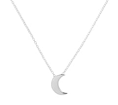 Silver crescent moon for sale  Delivered anywhere in USA 