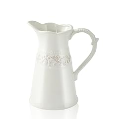 Otartu white ceramic for sale  Delivered anywhere in USA 