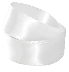 White satin ribbon for sale  Delivered anywhere in Ireland