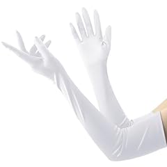 Satin white long for sale  Delivered anywhere in USA 