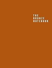 Bronze notebook unlined for sale  Delivered anywhere in UK