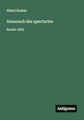 Almanach spectacles année d'occasion  Livré partout en France