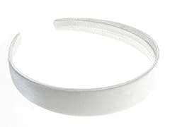 2.5cm white satin for sale  Delivered anywhere in UK