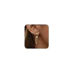 Risamil gold earrings for sale  Delivered anywhere in USA 