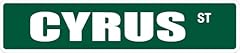 Metal sign cyrus for sale  Delivered anywhere in UK