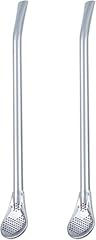 2pcs straw spoon for sale  Delivered anywhere in UK