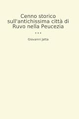 Cenno storico sull usato  Spedito ovunque in Italia 