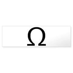 Cafepress omega bumper for sale  Delivered anywhere in USA 