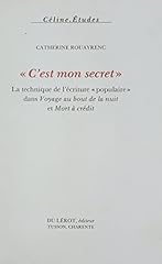 Secret technique écriture d'occasion  Livré partout en France