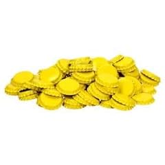 Kronenkorken gelb zum gebraucht kaufen  Wird an jeden Ort in Deutschland