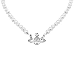 LIHELEI Saturn Pearl Necklace for Women, Pearl Planet for sale  Delivered anywhere in UK