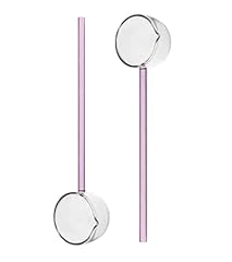 2pcs clear glass for sale  Delivered anywhere in USA 