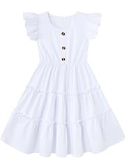 Lifaky girls white for sale  Delivered anywhere in USA 