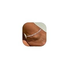 Silver anklet chain for sale  Delivered anywhere in USA 