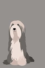 Bearded collie notebook d'occasion  Livré partout en France