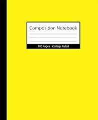 Yellow composition notebooks for sale  Delivered anywhere in USA 