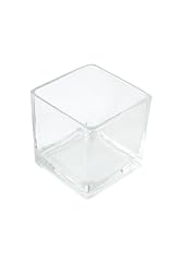 Square glass vase for sale  Delivered anywhere in USA 